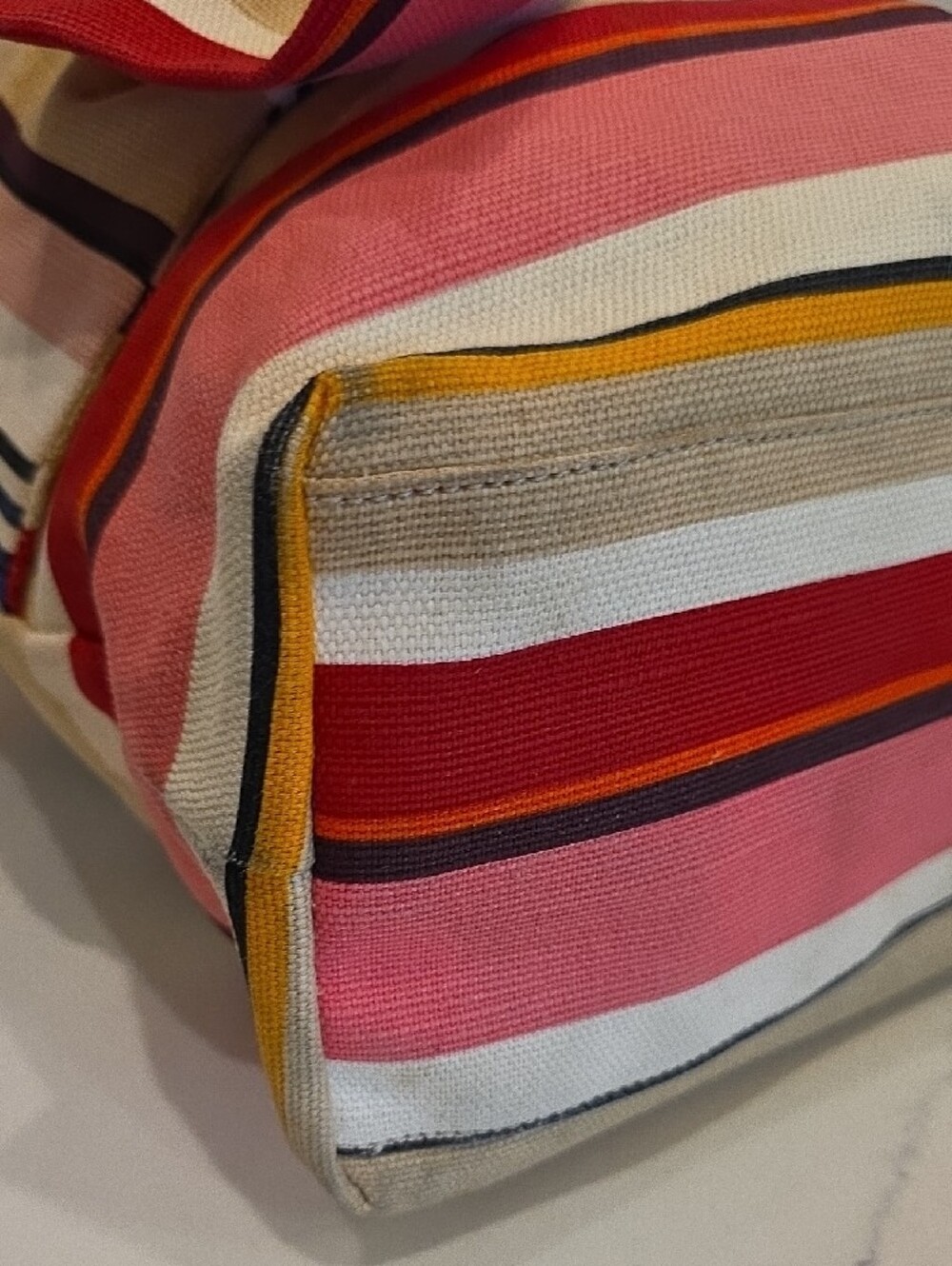 kate spade Colorful Multi-Stripe Bow Tote - Picture 3 of 7